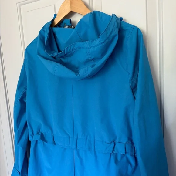 J. Crew Vibrant Blue Perfect Raincoat